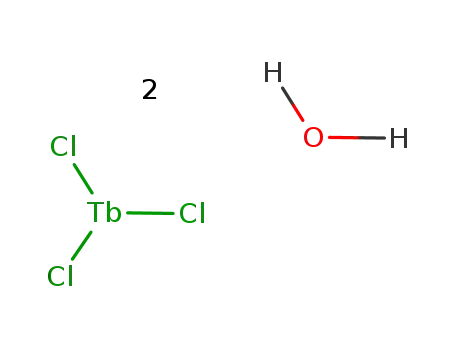 Molecular Structure of 19423-82-6 (TERBIUM(III) CHLORIDE HYDRATE)