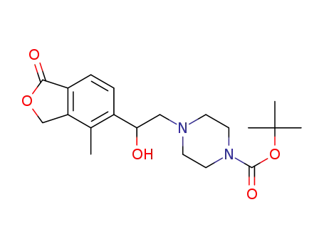 1,1-dimethyIethyl-4-[2-hydroxy-2-(4-methyl-1-oxo-1,3-dihydro-2-benzofuran-5-yl)ethyl]piperazine-1-carboxylate