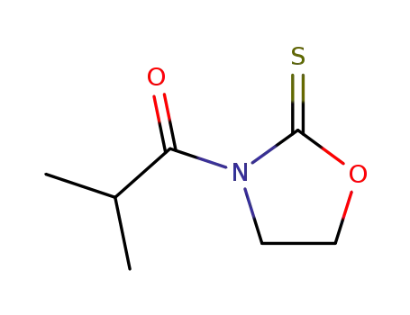 2-Oxazolidinethione,  3-(2-methyl-1-oxopropyl)-  (9CI)