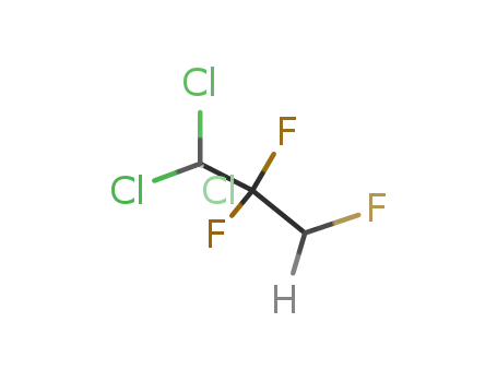 Molecular Structure of 131211-71-7 (1,1,1-Trichloro-2,2,3-trifluoropropane)