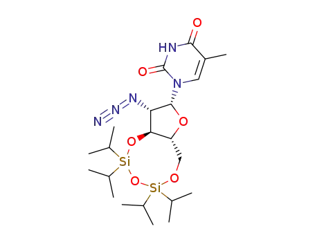 1-(2-azido-2-deoxy-3,5-O-TIPDS-β-D-arabinofuranosyl)thymine
