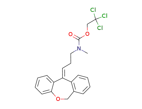 [3-(6<i>H</i>-dibenzo[<i>b</i>,<i>e</i>]oxepin-11-ylidene)-propyl]-methyl-carbamic acid 2,2,2-trichloro-ethyl ester