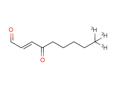 Molecular Structure of 1313400-91-7 (9-[(2)H3]-4-oxo-2(E)-nonenal)