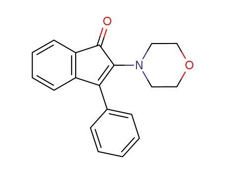 1H-Inden-1-one,2-(4-morpholinyl)-3-phenyl- cas  13118-15-5
