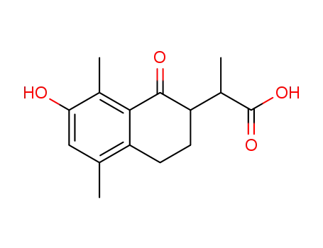 2-(7-hydroxy-5,8-dimethyl-1-oxo-1,2,3,4-tetrahydro-[2]naphthyl)-propionic acid