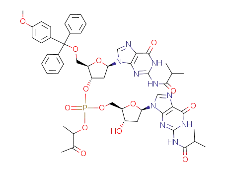 Molecular Structure of 87471-43-0 (C<sub>52</sub>H<sub>59</sub>N<sub>10</sub>O<sub>14</sub>P)