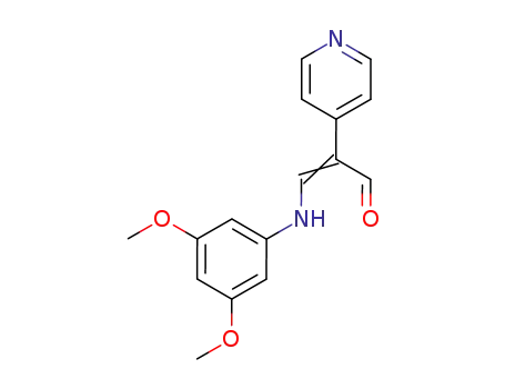 (E)-3-(3,5-Dimethoxy-phenylamino)-2-pyridin-4-yl-propenal