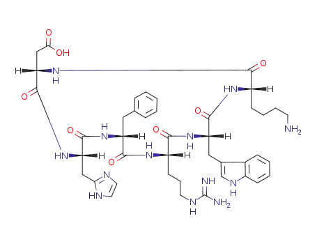 (2S)-6-amino-2-[[(2S)-2-[[(E,2S)-2-[[(2R)-2-[[(2S)-2-[[(2S)-2-amino-4-oxobutanoyl]amino]-3-(4H-imidazol-4-yl)propanoyl]amino]-3-phenylpropanoyl]amino]-5-(diaminomethylideneamino)pent-3-enoyl]amino]-3-(1H-indol-3-yl)propanoyl]amino]hexanamide