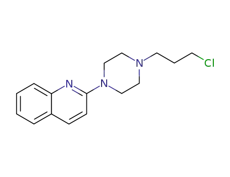 Molecular Structure of 131060-08-7 (4-(chloropropyl)-1-(2-quinolyl)piperazine)