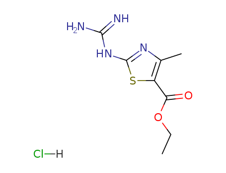 Ethyl 2-carbamimidamido-4-methyl-1,3-thiazole-5-carboxylate hydrochloride