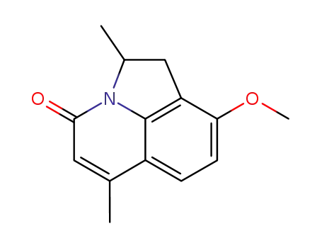 2,6-dimethyl-9-methoxy-1,2-dihydro-4H-pyrrolo<3,2,1-ij>quinolin-4-one