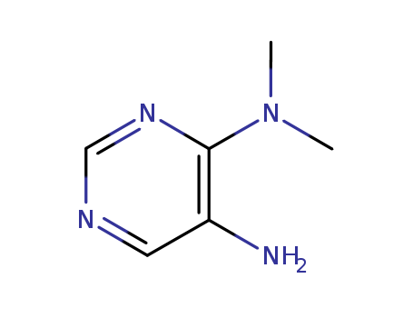 Pyrimidine, 5-amino-4-(dimethylamino)- (8CI)