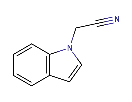 Molecular Structure of 4414-73-7 (1H-Indole-1-acetonitrile(9CI))