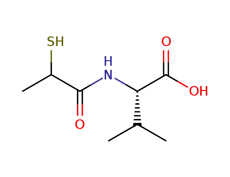N-(2-메르캅토-1-옥소프로필)-L-발린