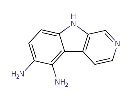 9H-피리도[3,4-b]인돌-5,6-디아민