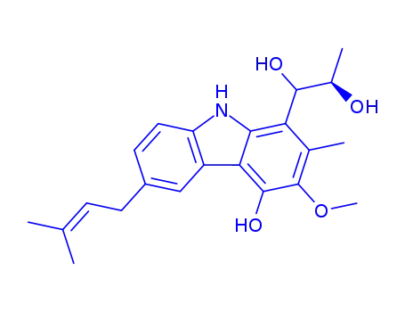 Molecular Structure of 137767-81-8 (neocarazostatin A)