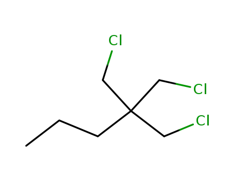 Molecular Structure of 13722-71-9 (1-chloro-2,2-bis-chloromethyl-pentane)