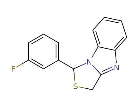1H,3H-Thiazolo[3,4-a]benzimidazole, 1-(3-fluorophenyl)-