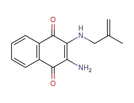 2-amino-3-(2'-methylallylamino)-1,4-naphthoquinone