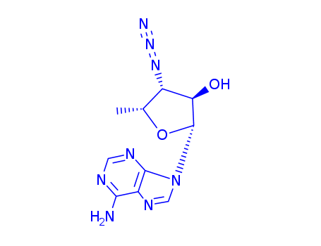 Adenine,9-(3-azido-3,5-dideoxy-b-D-xylofuranosyl)- (8CI)