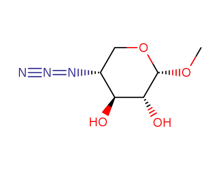 methyl 4-deoxy-4-triaza-1,2-dien-2-ium-1-ylpentopyranoside