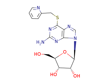 Guanosine,6-S-(2-pyridinylmethyl)-6-thio- (9CI) cas  13153-28-1