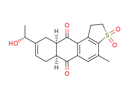 (6aRS,9aRS,10aRS)-9-(1-hydroxyethyl)-4-methyl-1,2,6a,7,10,10a-hexahydrothieno<3,2-a>anthracene-3,3,6,11-tetraone