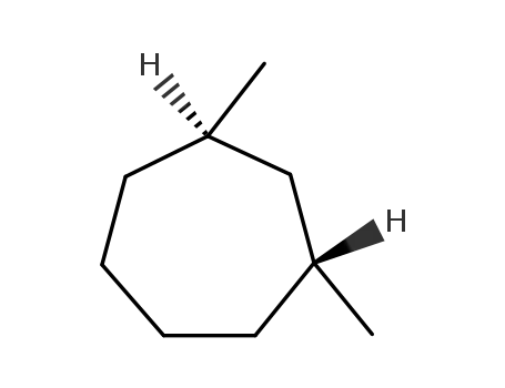 Molecular Structure of 13151-53-6 (cis-1,3-Dimethylcycloheptane)