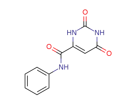 Molecular Structure of 13156-32-6 (4-PyriMidinecarboxaMide, 1,2,3,6-tetrahydro-2,6-dioxo-N-phenyl-)