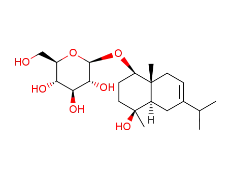 1(R),4β-dihydroxy-trans-eudesm-7-ene-1-O-β-D-glucopyranoside