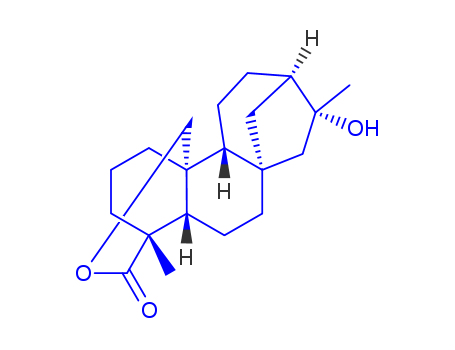 Kauran-18-oic acid,16,20-dihydroxy-, d-lactone, (4a)-