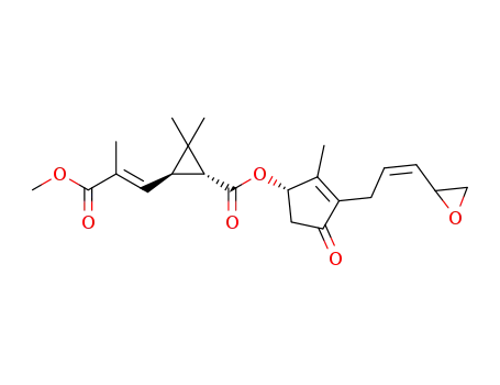 Cyclopropanecarboxylic acid, 3-(3-methoxy-2-methyl-3-oxo-1-propenyl)-2,2-dimethyl-, 2-methyl-3-(3-oxiranyl-2-propenyl)-4-oxo-2-cyclopenten-1-yl ester, (1R-(1alpha(S*(Z(R*))),3beta(E)))-