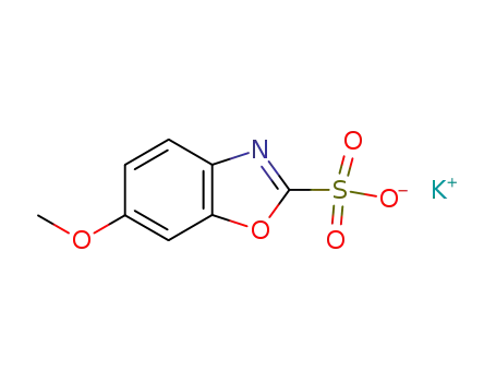 6-methoxy-benzooxazole-2-sulfonic acid; potassium salt