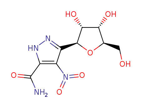 3(5)-carbamoyl-4-nitro-5(3)-β-D-ribofuranosylpyrazole