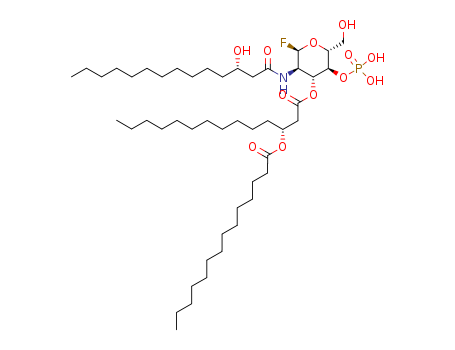 2-DEOXY-2-((3R)-3-HYDROXYTETRADECANAMIDO)-3-O-((3-TETRADECANOYLOXY)TETRADECANOYL)GLUCOPYRANOSYL FLUORIDE 4-(DIHYDROGEN PHOSPHONATE)