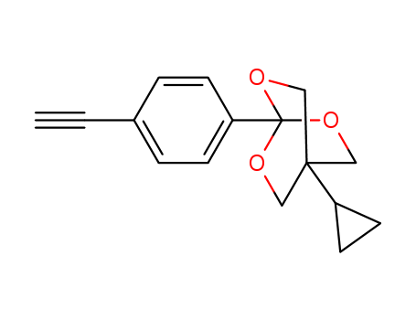 2,6,7-TRIOXABICYCLO[2.2.2]OCTANE,4-CYCLOPROPYL-1-(4-ETHYNYLPHENYL)-