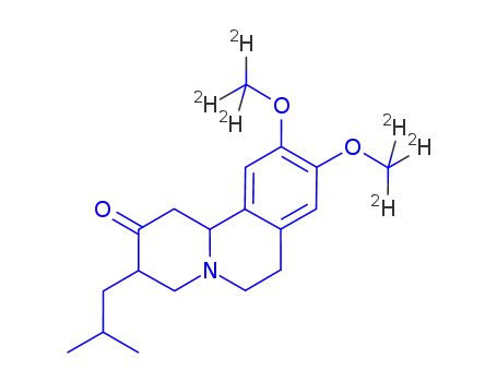 Molecular Structure of 1221885-59-1 (deutetrabenazine)