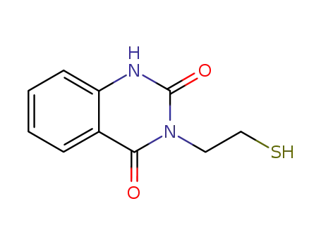 Molecular Structure of 138400-06-3 (3-(2-mercaptoethyl)quinazoline-2,4(1H,3H)-dione)