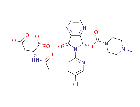 (S)-zopiclone N-acetyl-D-aspartate