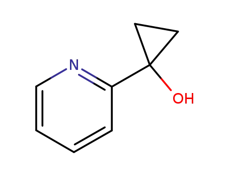Molecular Structure of 138835-98-0 (Cyclopropanol, 1-(2-pyridinyl)- (9CI))