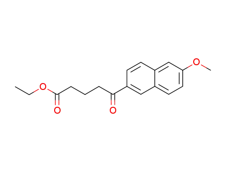 5-Oxo-5-<6-methoxy-naphthyl-(2)>-valeriansaeure-aethylester