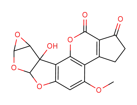Molecular Structure of 161596-64-1 (AFLATOXINM18,9-EPOXIDE)