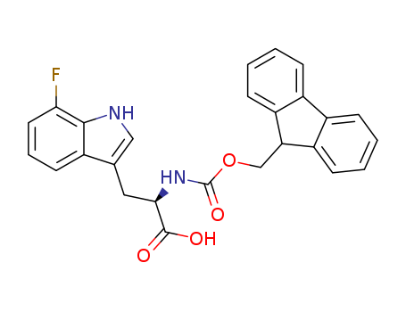 (S)-2-((((9H-Fluoren-9-yl)methoxy)carbonyl)amino)-3-(7-fluoro-1H-indol-3-yl)propanoic acid