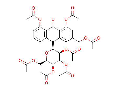 Molecular Structure of 13928-72-8 (Diacerein IMpurity F)