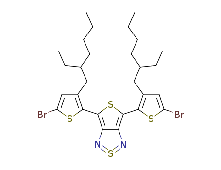 4,6-bis(5'-bromo-3'-(2-ethylhexyl)thien-2'-yl)thieno[3,4-c][1,2,5]thiadiazole