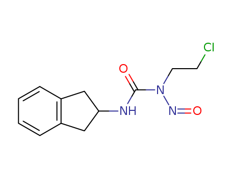 Urea,N-(2-chloroethyl)-N'-(2,3-dihydro-1H-inden-2-yl)-N-nitroso- cas  13909-16-5