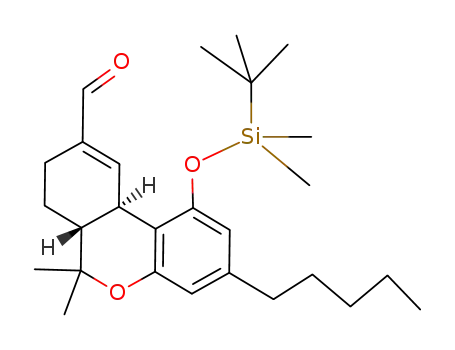 (+/-)-11-oxo-Δ<sup>9</sup>-tetrahydrocannabiol tert-butyldimethylsilyl ether