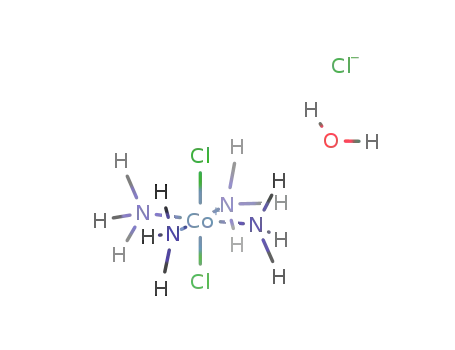 Molecular Structure of 13820-78-5 (tetraammine(chloroaquo)cobalt(III))