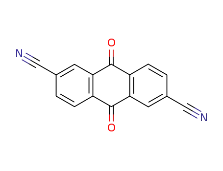 Molecular Structure of 52156-53-3 (2,6-dicyano-9,10-anthraquinone)