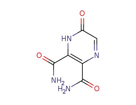 Molecular Structure of 73403-52-8 (6-OXO-1,6-DIHYDRO-PYRAZINE-2,3-DICARBOXYLIC ACID DIAMIDE)